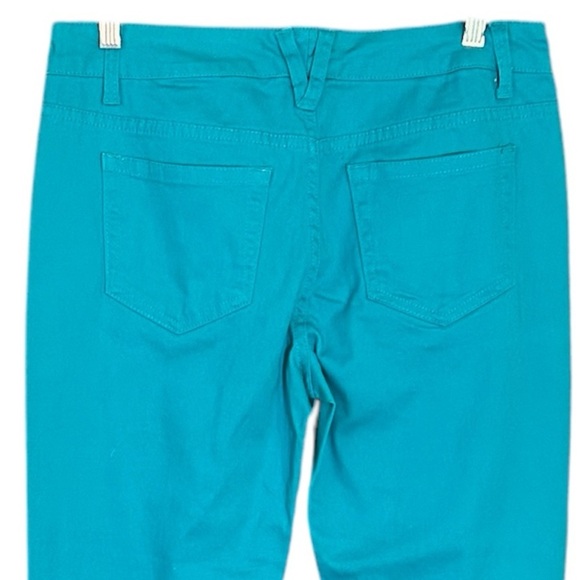 Bebop Turquoise Straight-Leg Pants - Picture 5 of 5